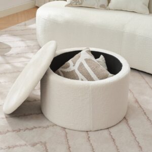 1(27) Modern 2-Piece Nesting Coffee Table Set with Storage Ottoman