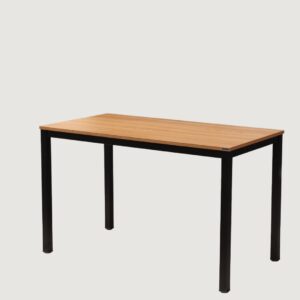 1(32) Modern Minimalist Writing Desk with Reinforced Metal Frame