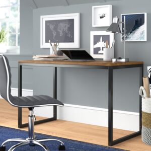 1(33) Compact Modern Minimalist Writing Desk with Sled Base