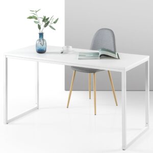 2(33) Compact Modern Minimalist Writing Desk with Sled Base