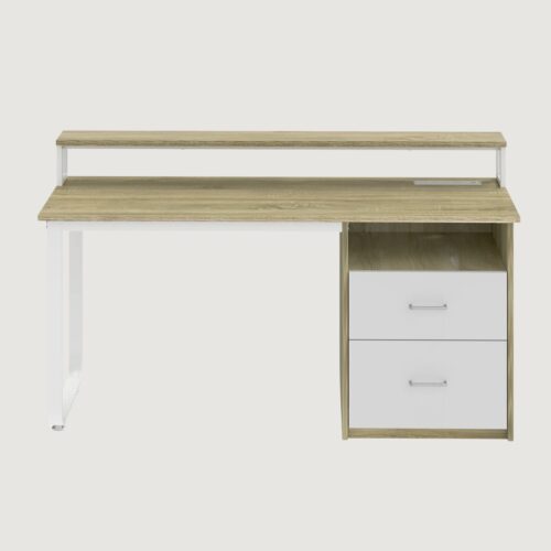 2(4) Modern Gaming & Writing Desk with LED & Charging Station