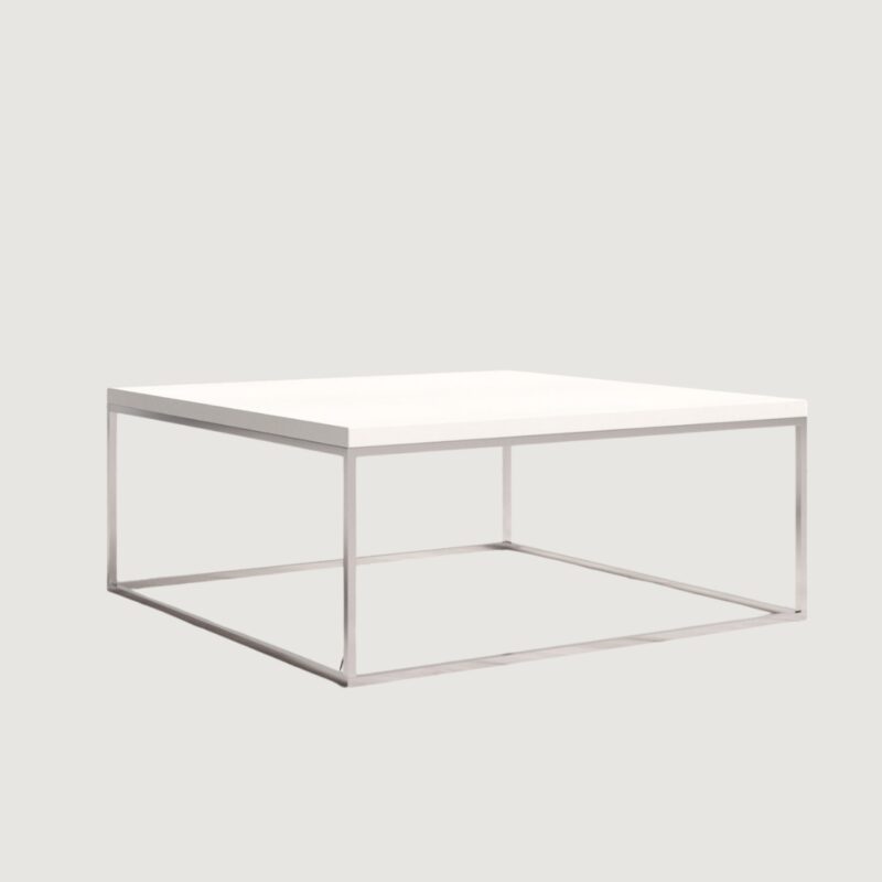 2(7) Modern Minimalist Square Coffee Table