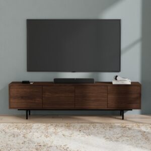 4(14) Modern Minimalist 4-Door TV Console (For TVs up to 85")