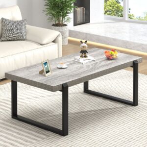 Modern Minimalist Rustic Oak Coffee Table