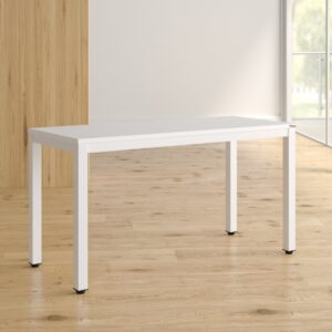 4(31) Modern Minimalist Writing Desk with Reinforced Metal Frame