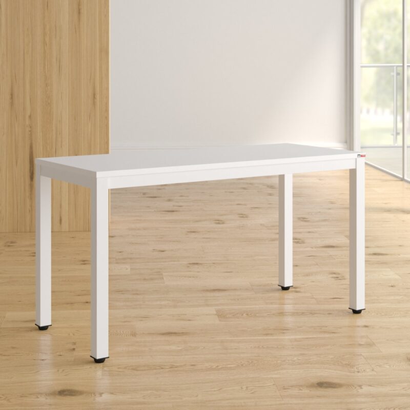 4(31) Modern Minimalist Writing Desk with Reinforced Metal Frame