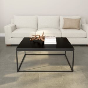 4(7) Modern Minimalist Square Coffee Table