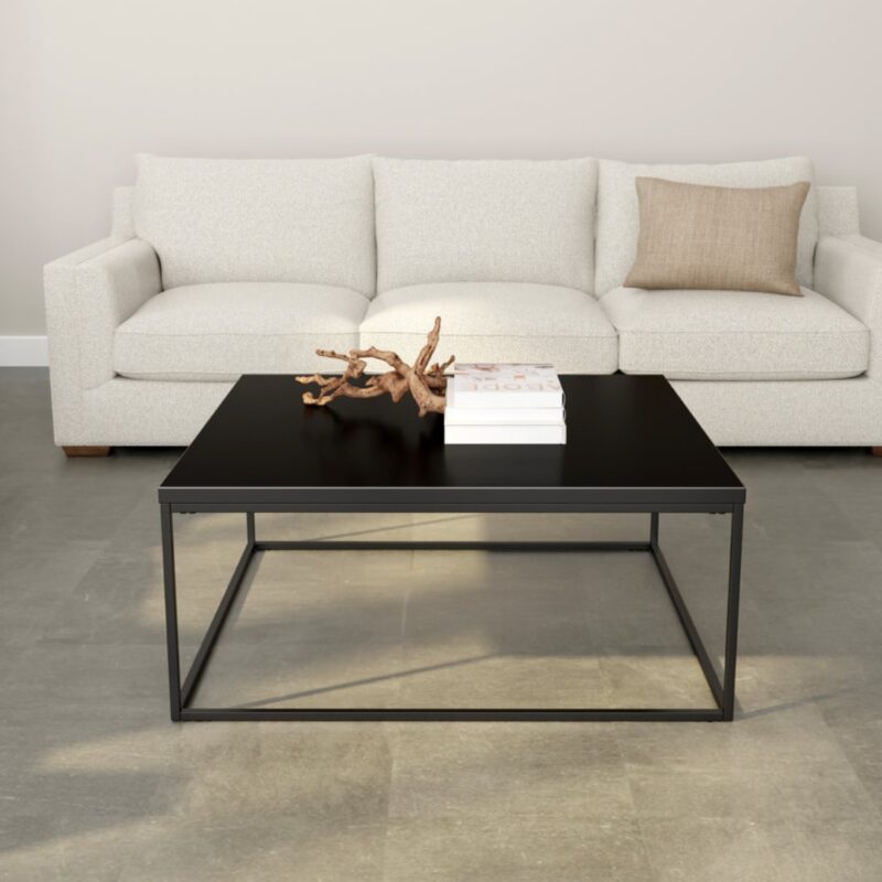 4(7) Modern Minimalist Square Coffee Table