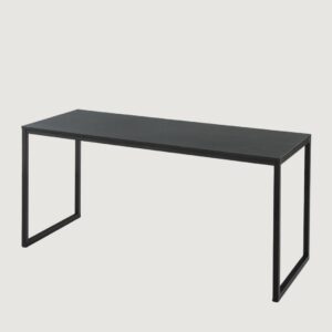 5(11) Modern Minimalist Writing Desk with Continuous Metal Frame