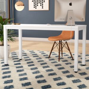 5(24) Modern Minimalist Writing Desk with Reinforced Metal Frame