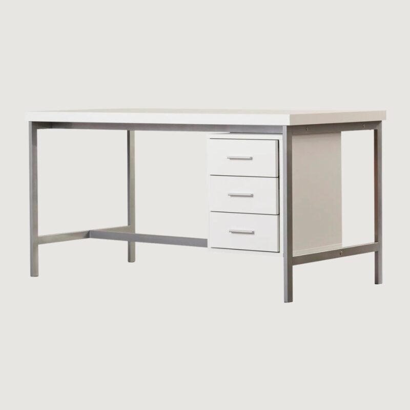 Modern Computer Desk with 3-Drawer Storage