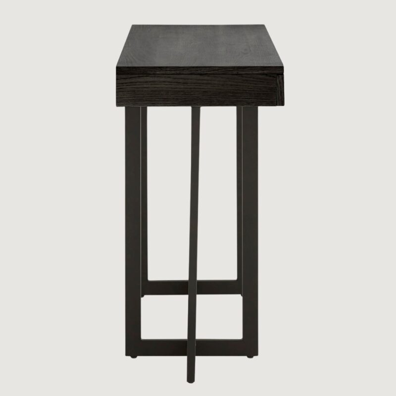 5(8) Modern Minimalist Console Table with Seamless Hidden Drawers