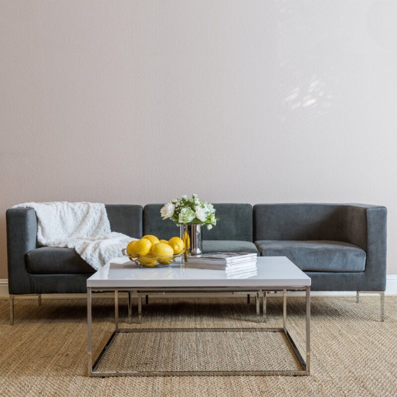 6(4) Modern Minimalist Square Coffee Table