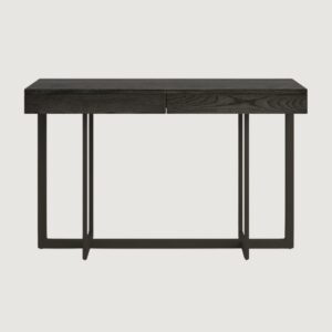 6(5) Modern Minimalist Console Table with Seamless Hidden Drawers
