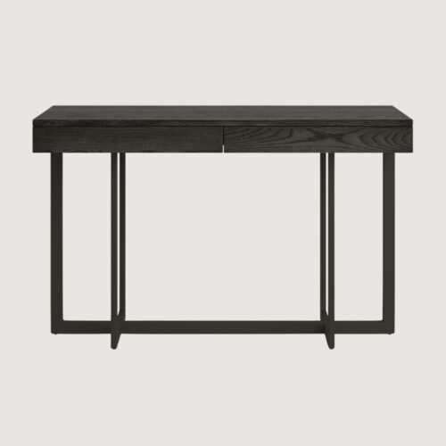 6(5) Modern Minimalist Console Table with Seamless Hidden Drawers