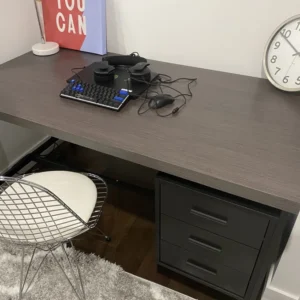 Modern Computer Desk with 3-Drawer Storage