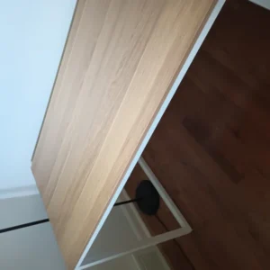 Compact Modern Minimalist Writing Desk with Sled Base